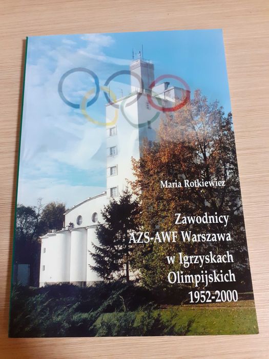 Książka Zawodnicy AZS-AWF Warszawa w Igrzyskach Olimpijskich 1952 -00