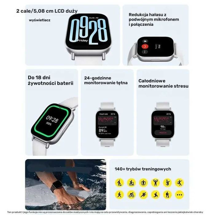 Smartwatch Xiaomi Redmi Watch 5 Active Midnight Black