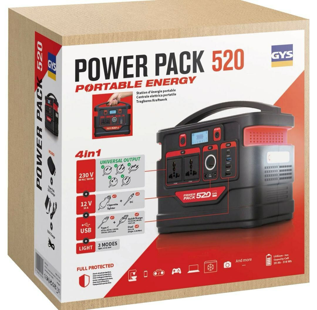 POWER PACK 520 портативна електростанція