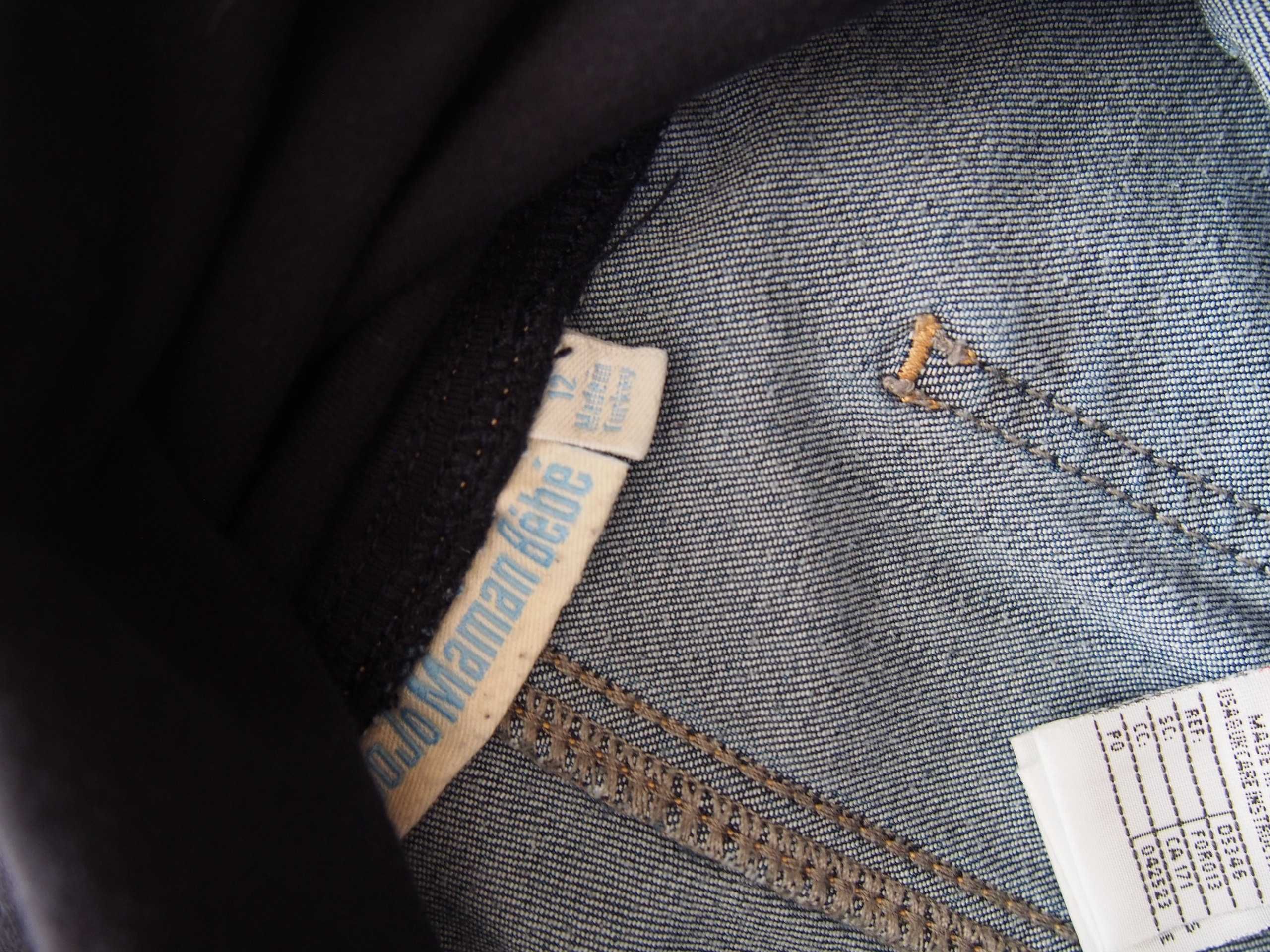 Spodnie ciążowe M/L jeans rurki