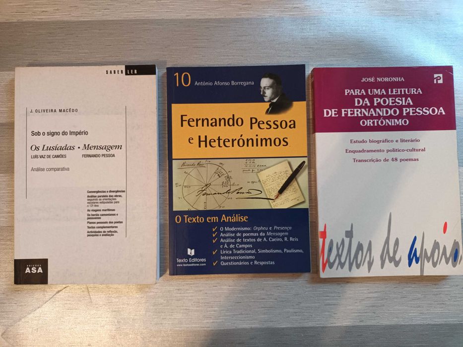 Livros sobre obra de Fernando Pessoa
