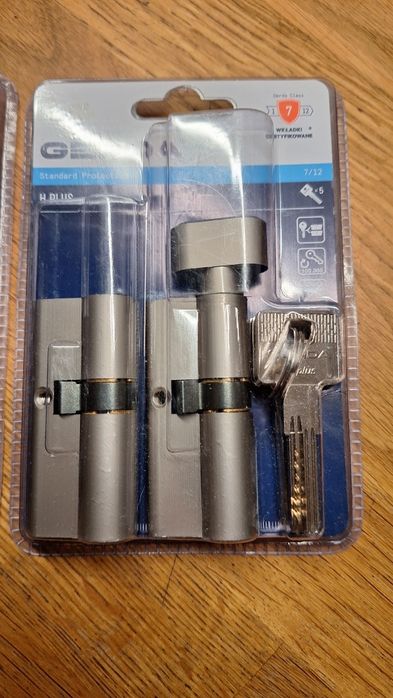 Wkładka, zamek do drzwi Gerda podwójne góra i dół