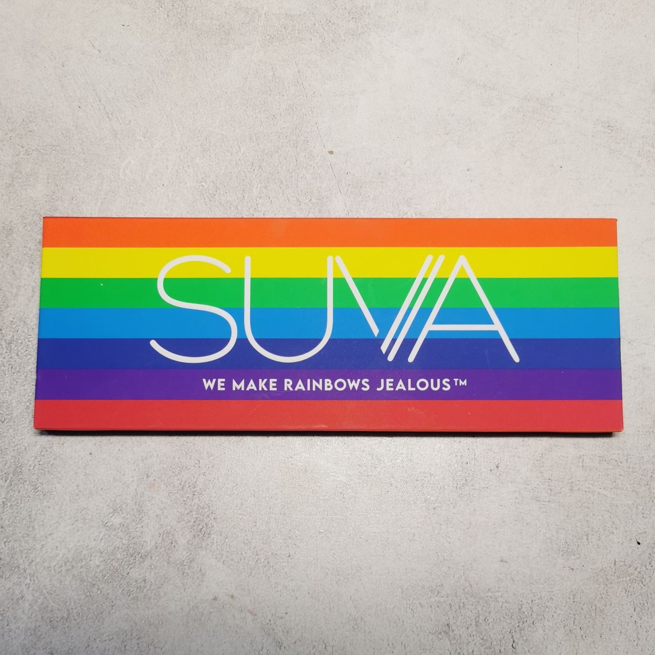 Suva Beauty "We Make Rainbow Jelous" tęczowa paletka paleta cieni