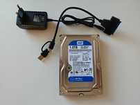 Жесткий диск WD 1TB 7200rpm 64MB WD10EZEX 3.5 б/у + док-станция с бп