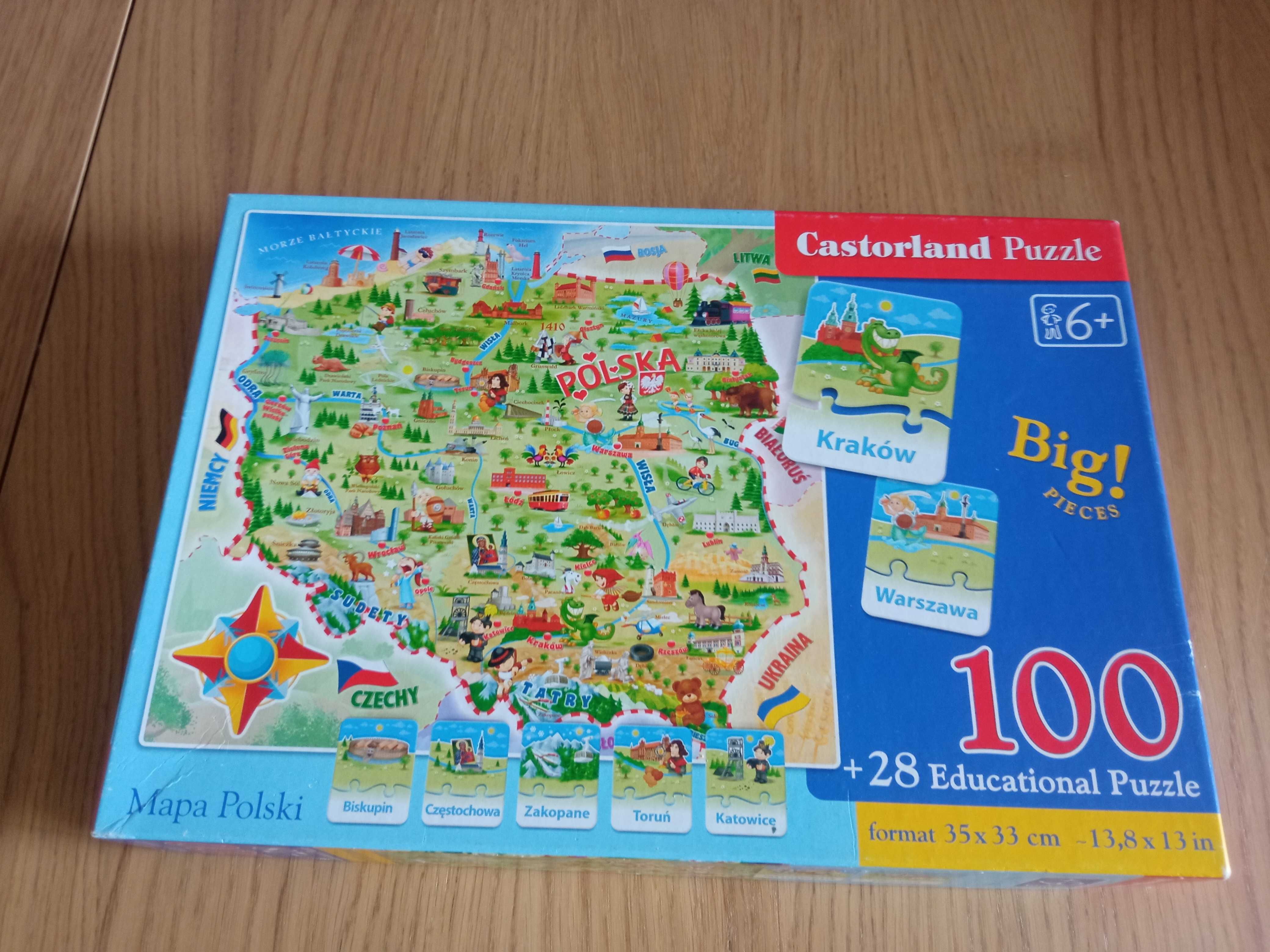 Puzzle 100 Polska