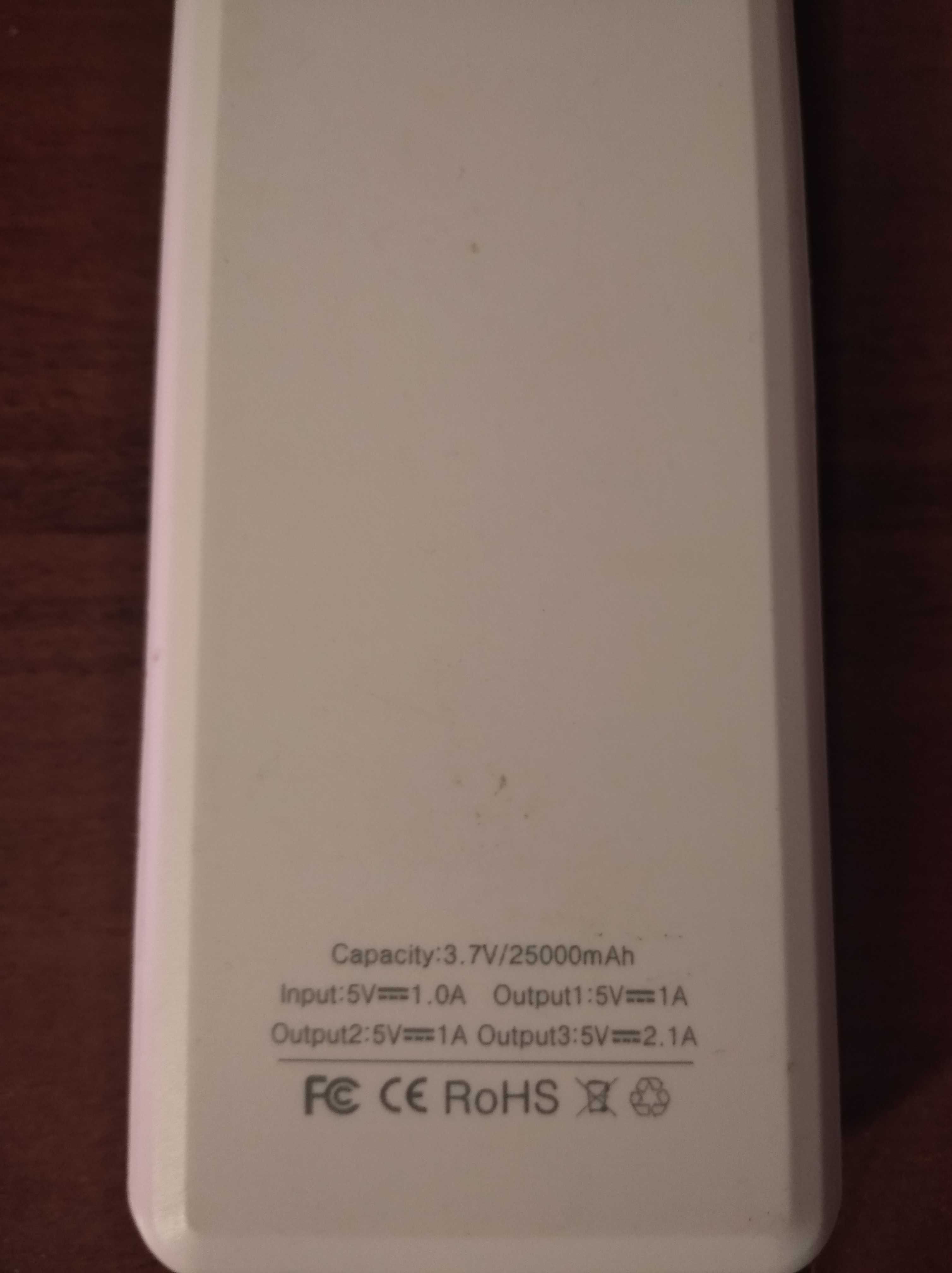 Power bank 25000mAh з фонариком