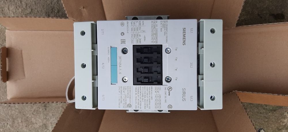 Stycznik Mocy  Siemens 3RT1054-1...6 3RT1054-1AF36 3RT1054-1AP36 Nowy