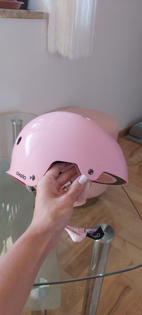 Kask na głowę S oxelo 50-54cm  decathlon na rower hulanogę rolki