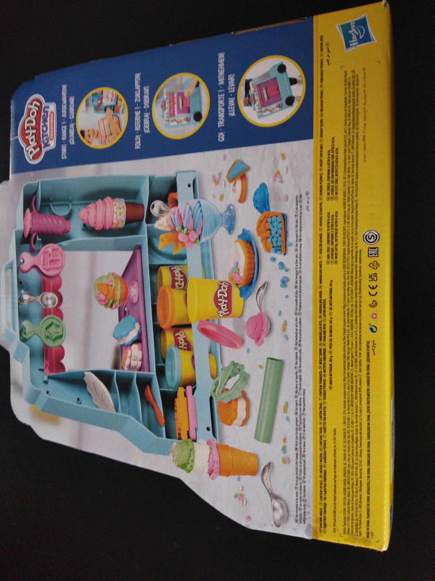 Ciastolina Zestaw Ciężarówka z lodami HASBRO PLAY DOH Lodziarnia F1390