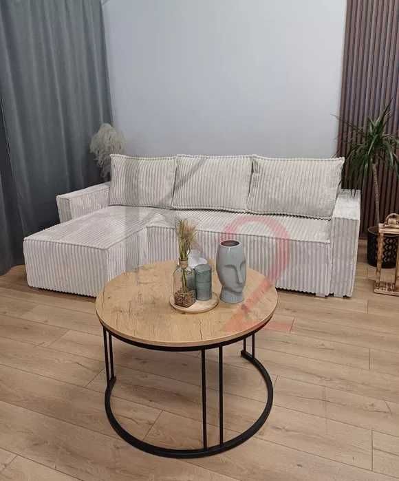 Narożnik Orlean Rogówka Kanapa Sofa z Funkcją spania Łóżko USB +GRATIS