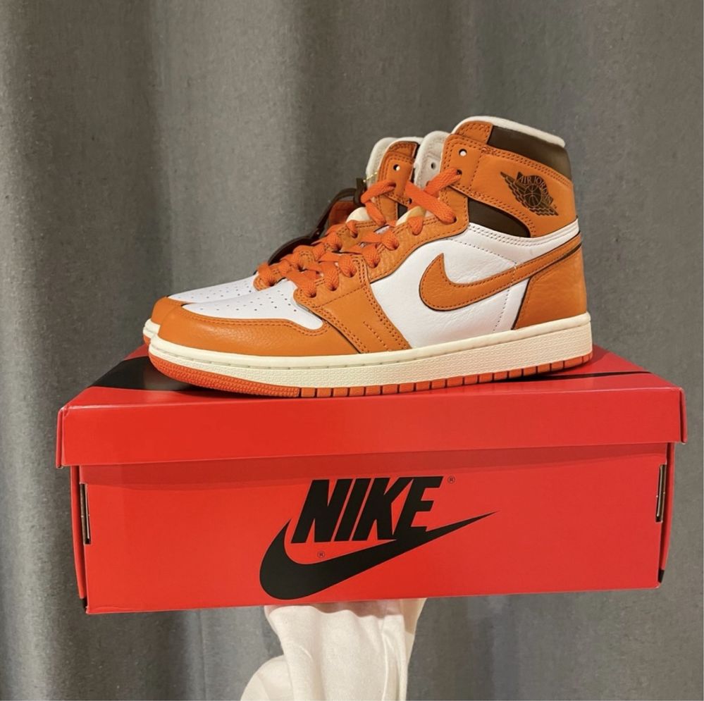 Оригінал кросівки Nike Air Jordan 1 Retro High Og Starfish Джордан AJ1