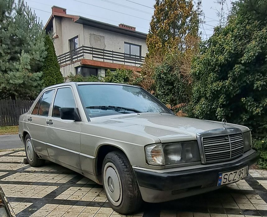 Mercedes-Benz W201 (190) Mercedes-Benz 190 D (1988) – klasyk dla konesera,sprawny i ekonomiczny