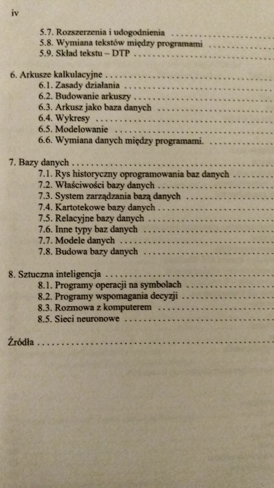 Maciej Pękala Wybrane Zagadnienia Informatyki Kraków 2001