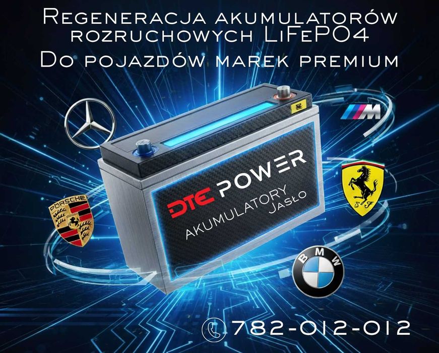 Regeneracja Akumulatorów LifePo4 Bmw AMG Mercedes Porsche Ferrari