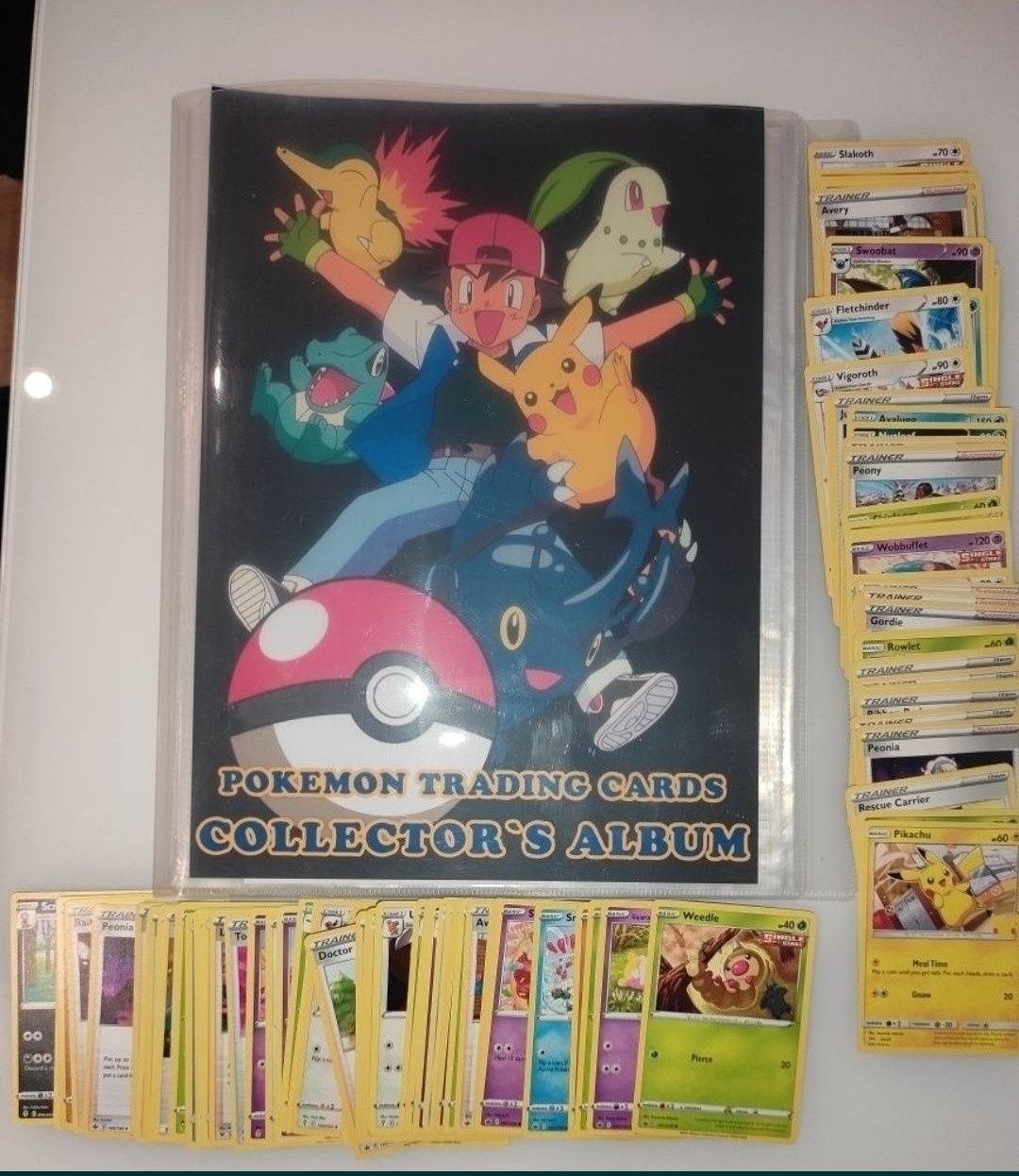 Album A4 na karty pokemon oraz 100 nowych kart pokemon