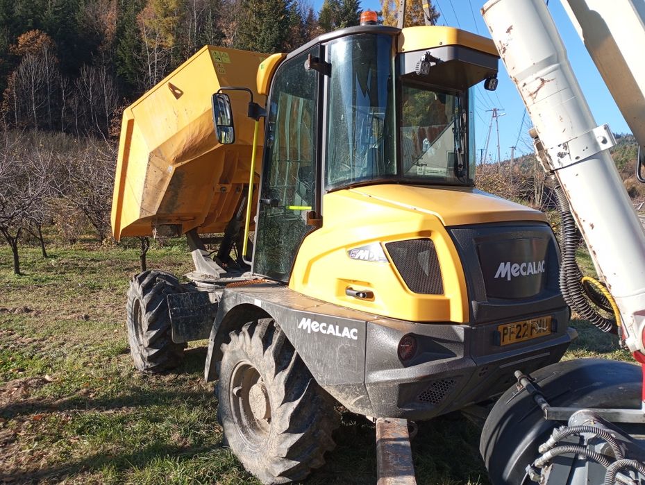 Wozidło mecalac 6mdx, wozidło z kabiną, wozidło obrotowe 6t, 580 mth