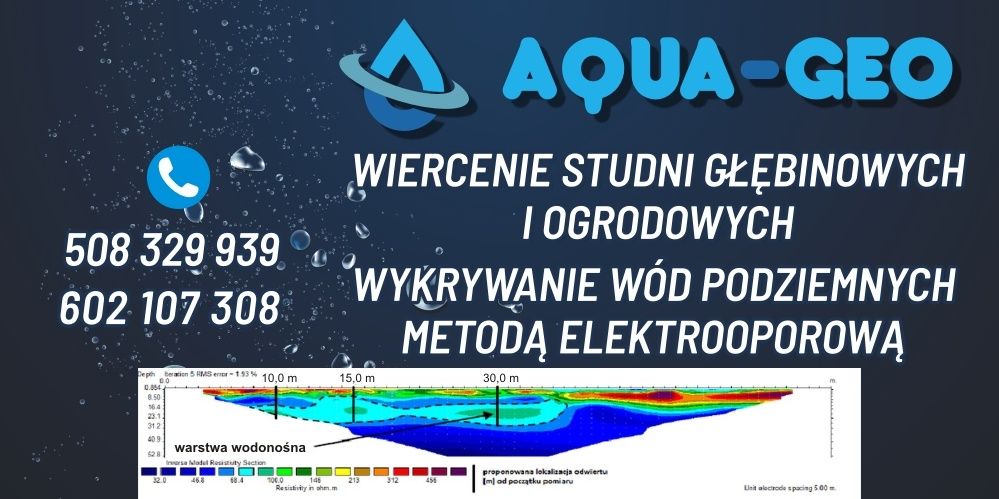 Wiercenie studni Studnia głębinowa szukanie wody