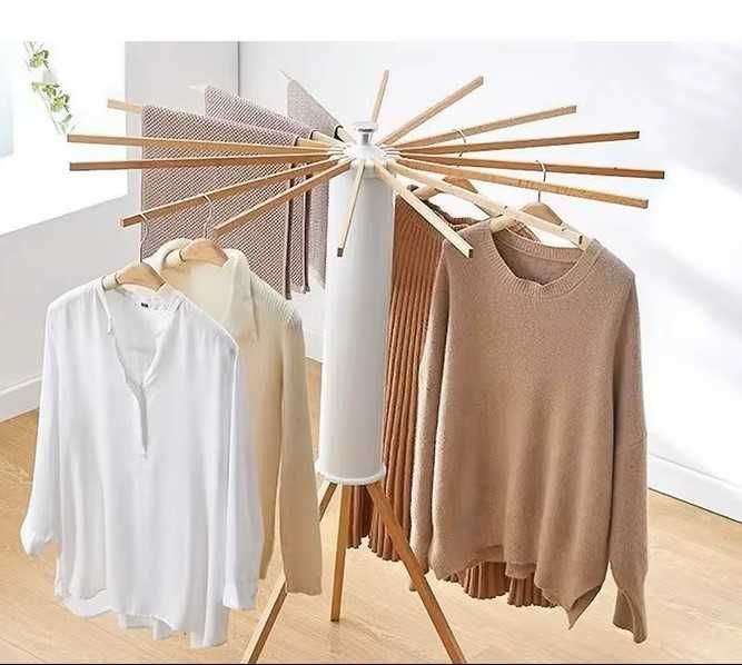 Stojak do suszenia ubrań, nowy, designerski, składany,