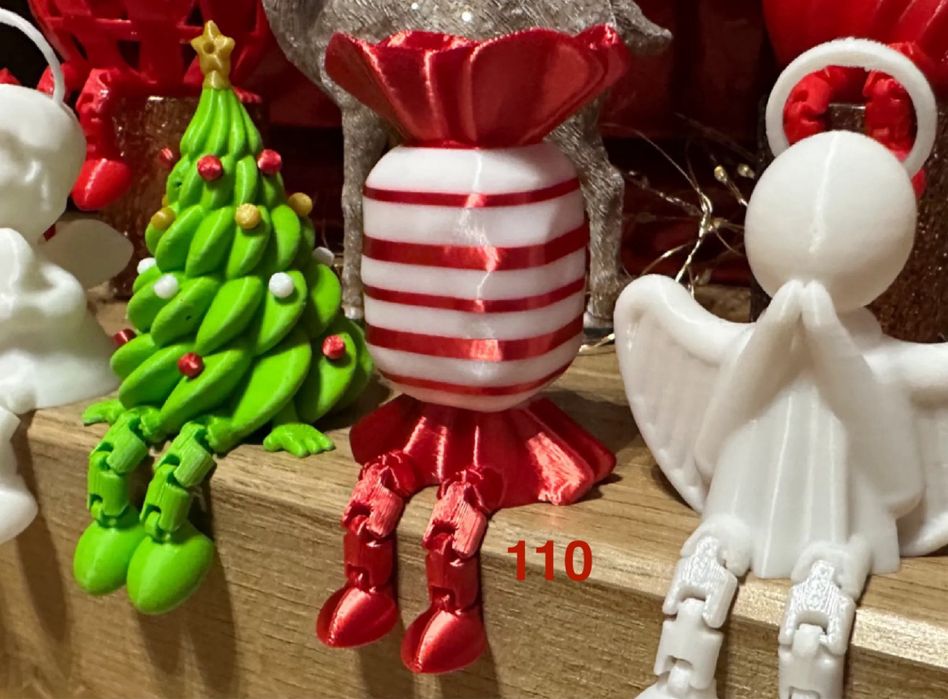 3D принт корпоративні замовлення, новорічні іграшки, прикраси, декор