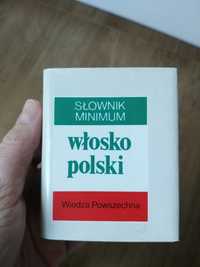 Mały kieszonkowy słownik włosko-polski