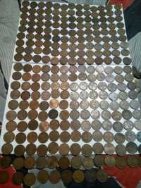 Conjunto de 257 Moedas de 50 Centavos