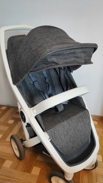 Wózek spacerowy greentom classic charcoal limitowana tapicerka
