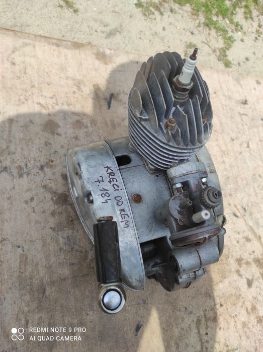 Silnik Romet Komar s38 jajko ZB4 kompletny 7.184