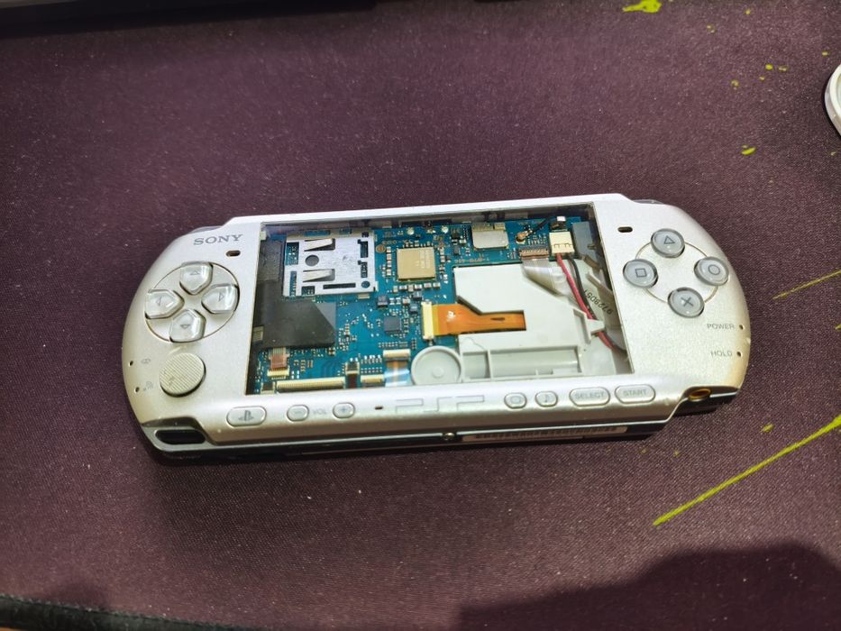 Psp 3000 silver cinza housing carcaça exterior original peças
