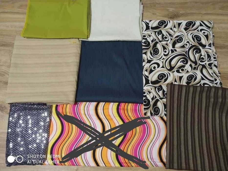 Отрезы тканей , новые дешево