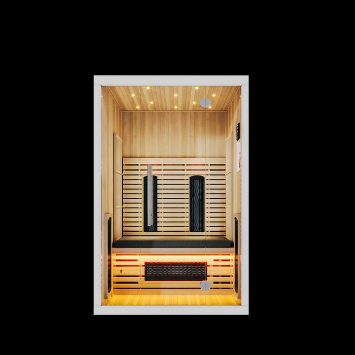 MAŁA Sauna Infrared do ŁAZIENKI - Infraplus™ 125 Valero Biały Cedr