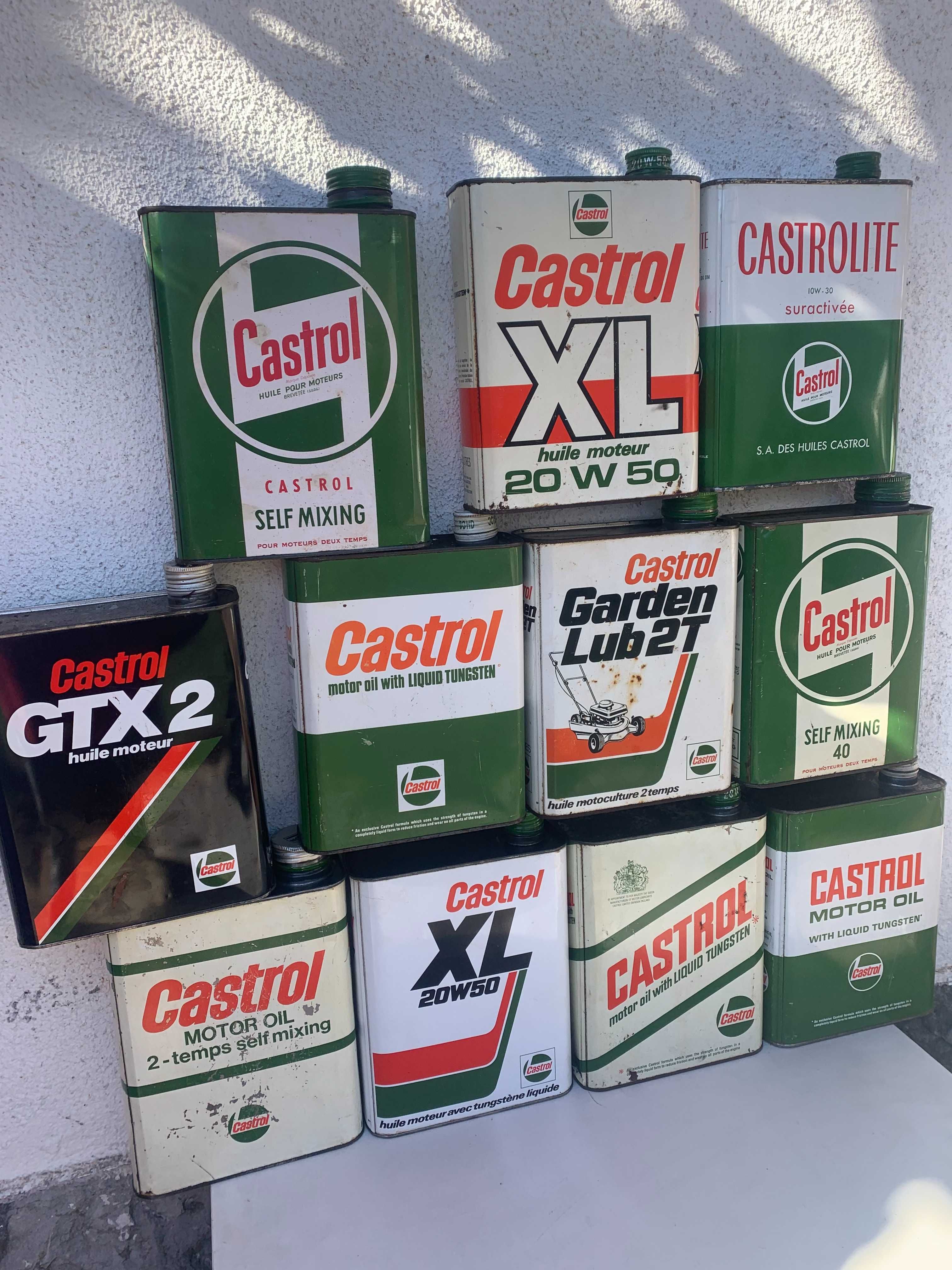 latas Castrol vintage