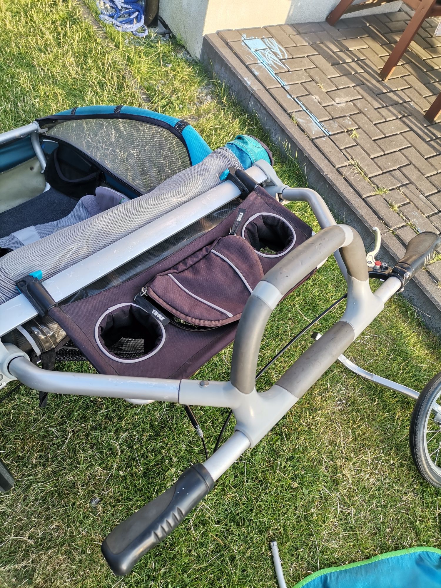 Przyczepka rowerowa wózek Thule Chariot Cx2 double