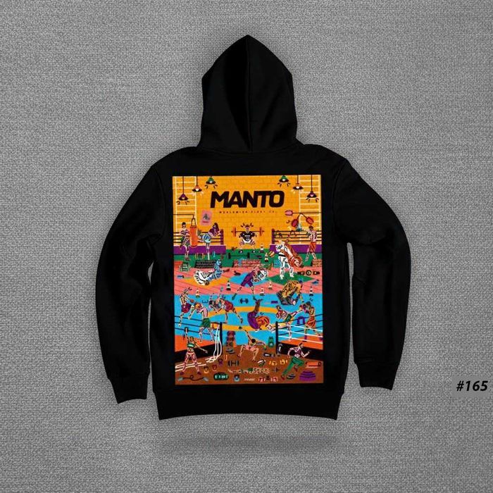 Новое MANTO Черное Худи • Кофта Зипка МАНТО Gym Чорне