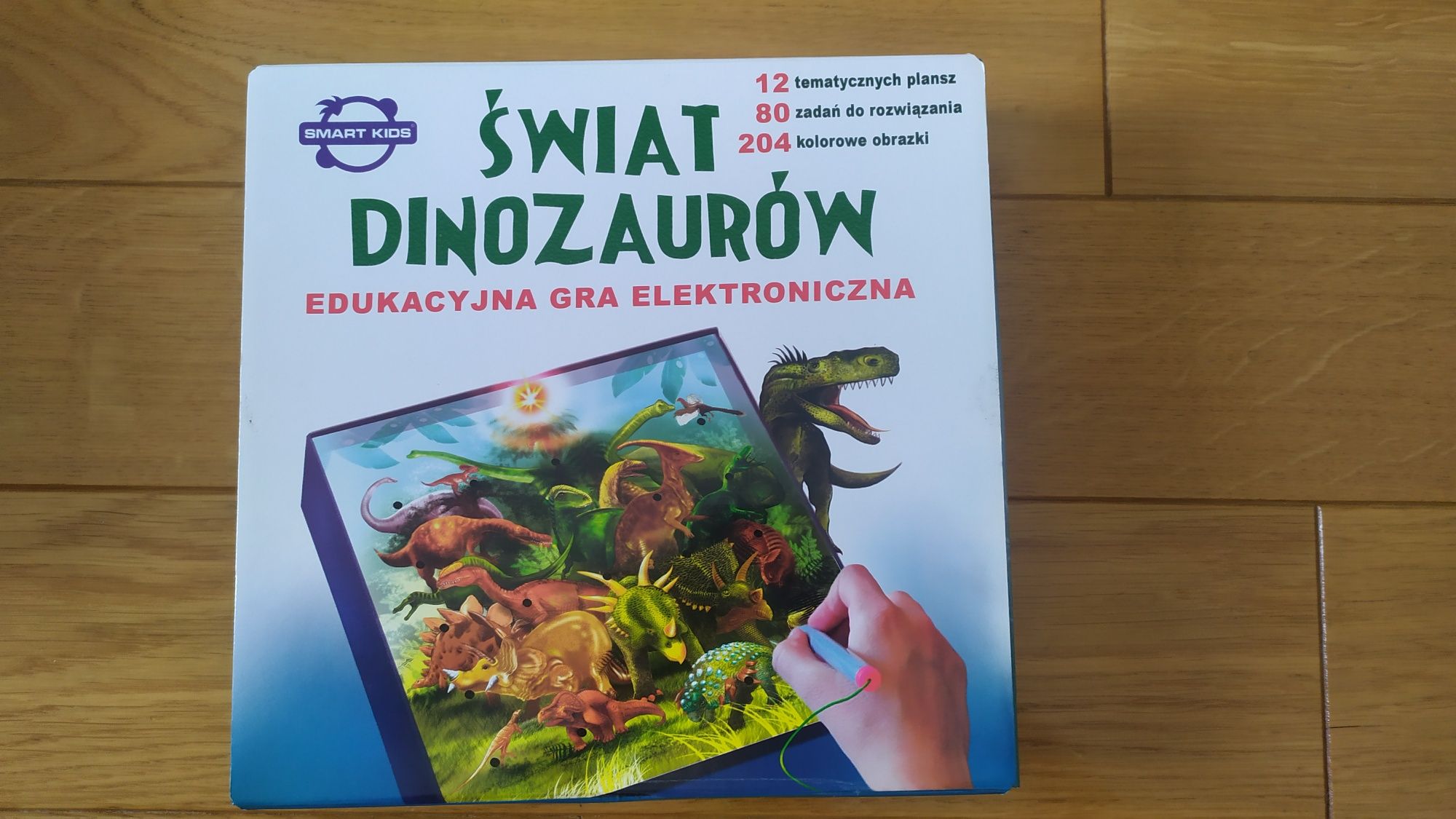 Świat dinozaurów edukacyjna gra elektroniczna, stan idealny