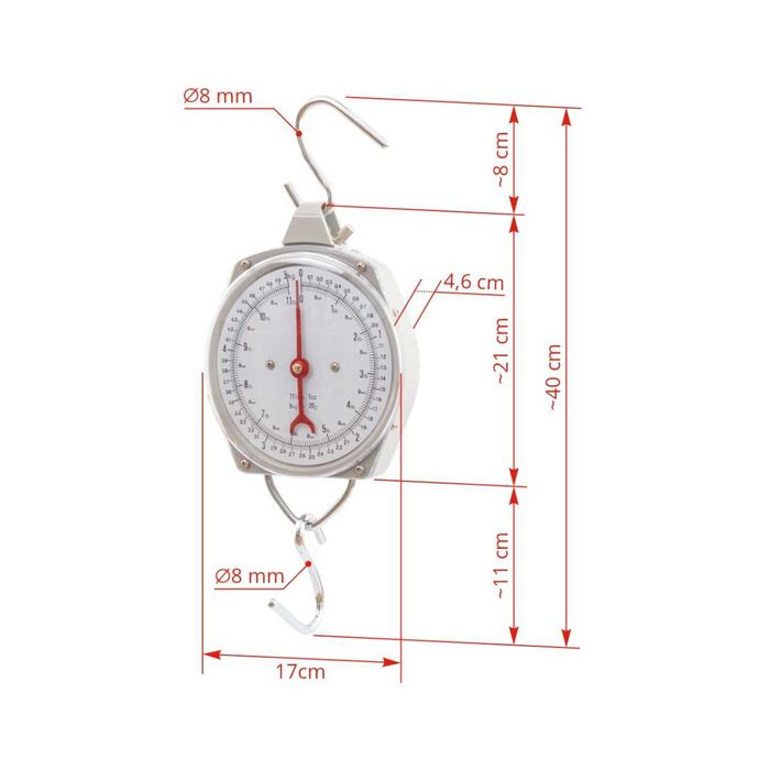 Waga zegarowa zawieszana do paszy zboża Kerbl