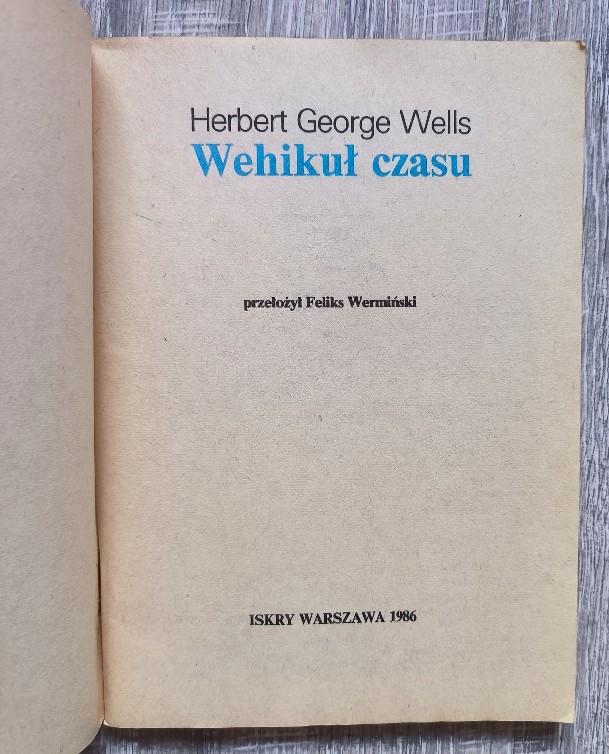 Wehikuł czasu Wells