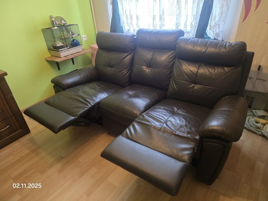 Sofa trzyosobowa z funkcją relax