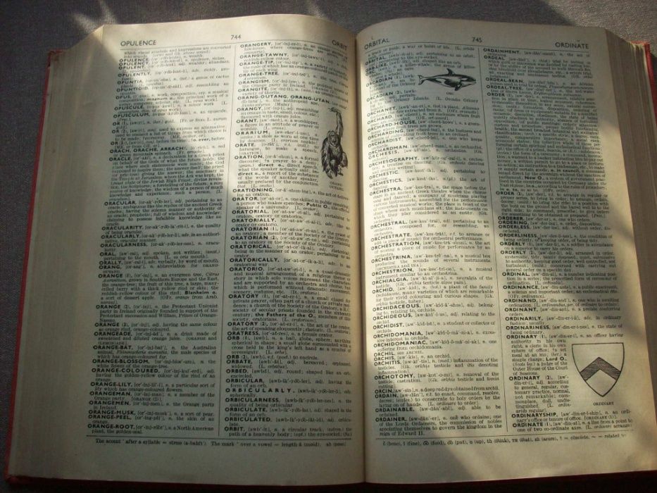 Odhams Dictionary of the English Language Illustrated, 1946.