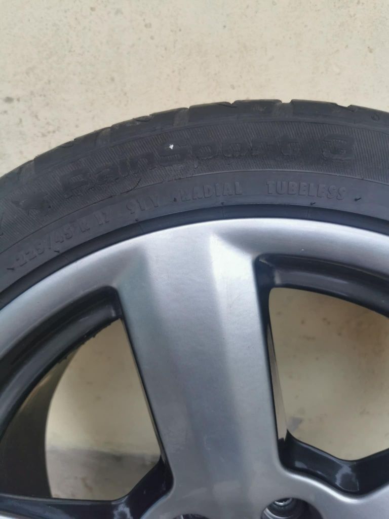 Felgi 17 ,5x100 ,z oponami