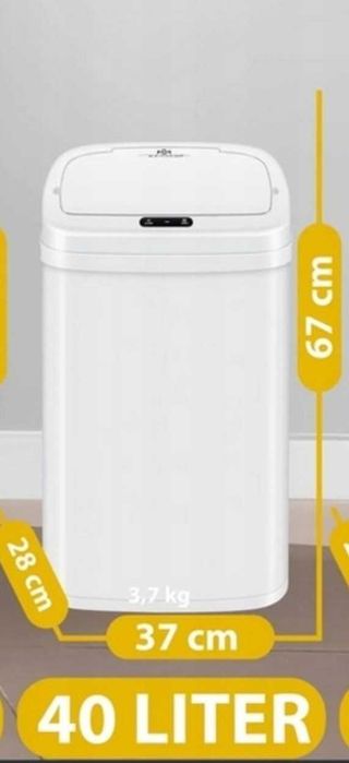 Kosz na śmieci elektryczny 40L