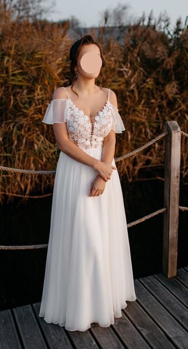 Suknia ślubna Sabe Almia śmietankowa