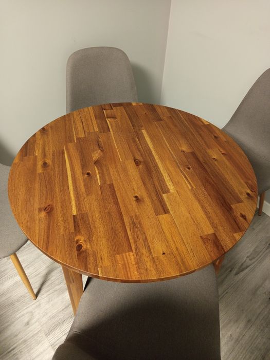 Stół i 4 krzesła Jonstrup Jysk jak nowe