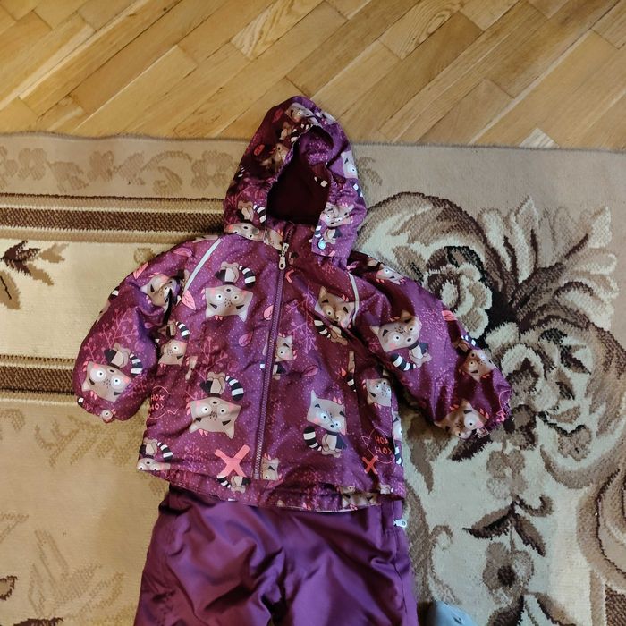 Зимний комплект куртка+комбез Lassie by Reima для девочки 80 размер