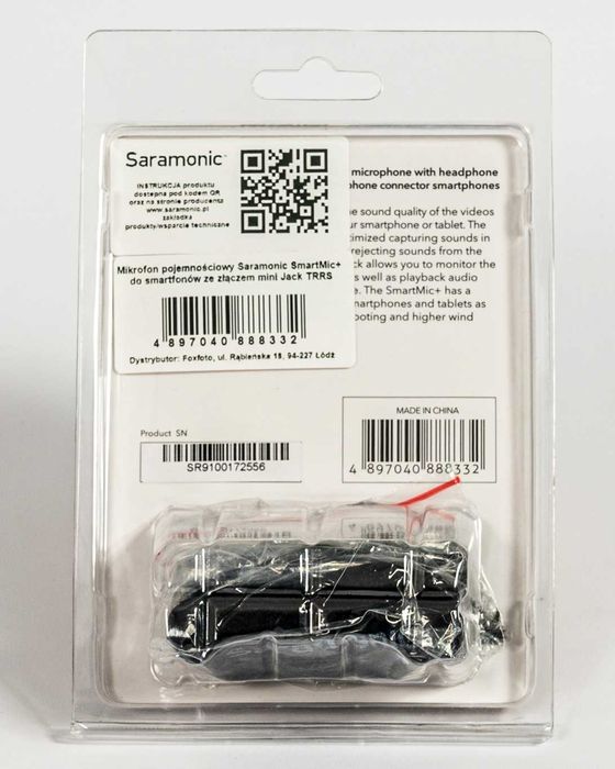 Saramonic Smart Mic PLUS - mikrofon do smartphona