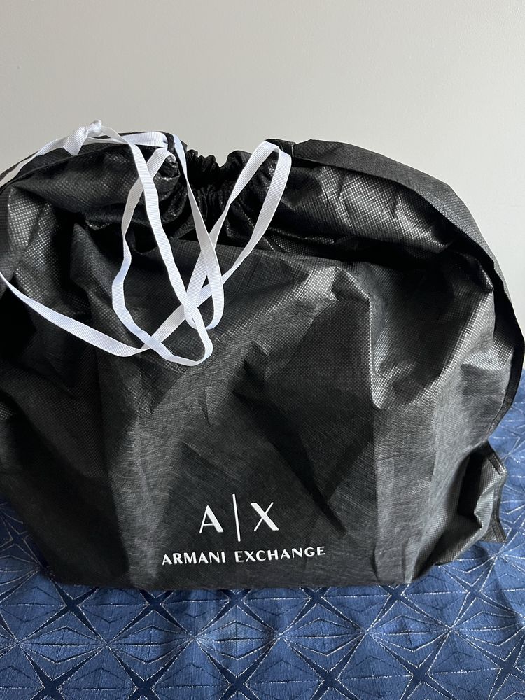 Armani Exchange torebka biała A4 jak nowa!