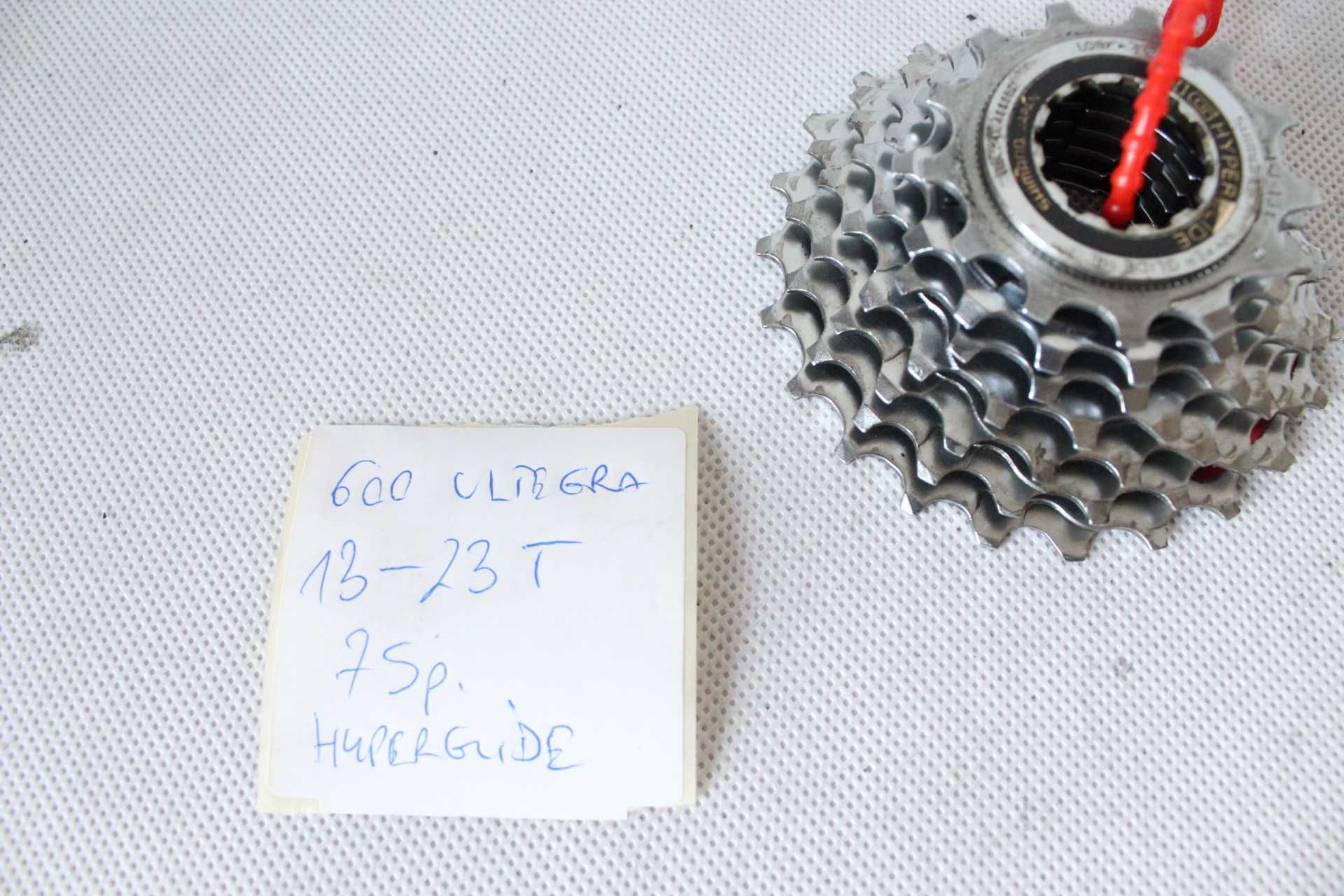 kaseta szosowa shimano 600 tricolor hyperglide 7s 13-23T rowerowa cm3