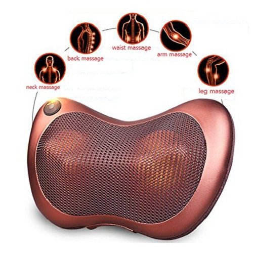 Массажная подушка Massage pillow массажер для спины и шеи 8 роликов
Ма