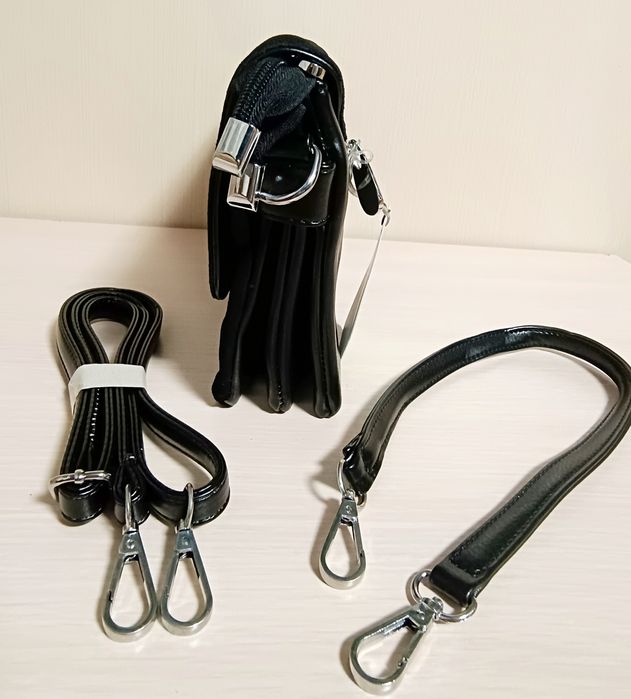 Жіночий клатч, кожана сумка