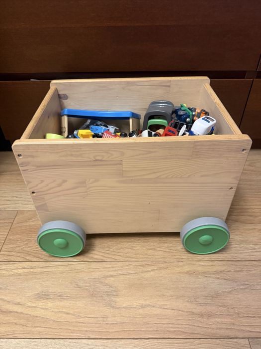 Tory drewniane ikea brio lidl wózek drewniany flisat skrzynia pociąg