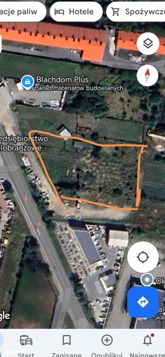 Rawicz działka 2500 ul Poznanska